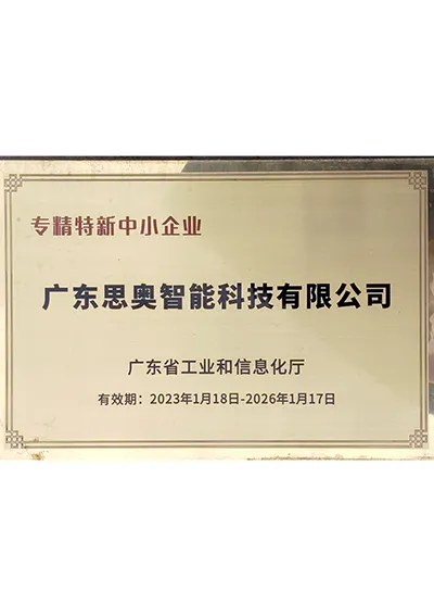 China's 'New Special Expertise' Small and Medium-Sized Enterprises