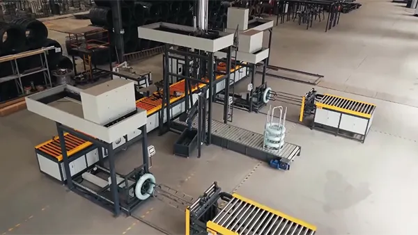 Horizontal Wire Coil Packaging Line WS-200
