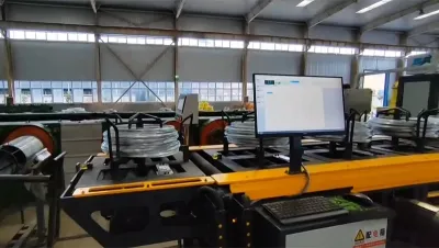 Automatic Horizontal Wire Coil Packaging Line WS-25