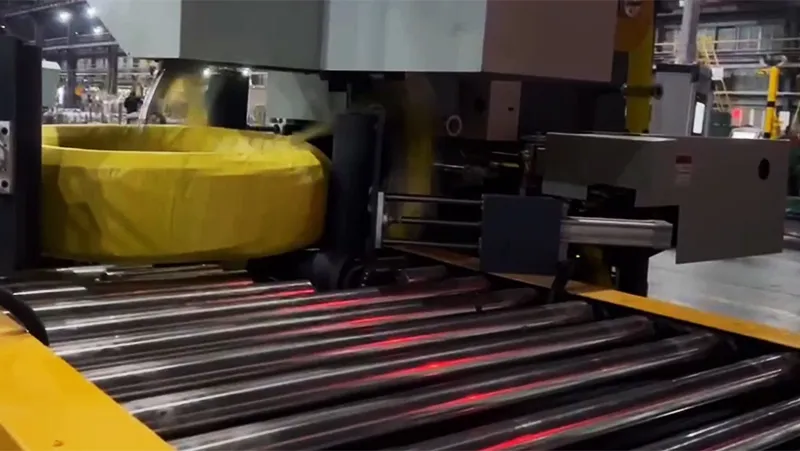 Horizontal Wire Coil Packaging Line WS-150