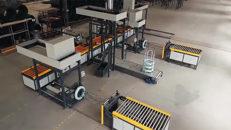 Horizontal Wire Coil Packaging Line WS-200