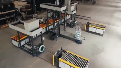 Horizontal Wire Coil Packaging Line WS-200