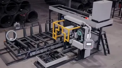 Automatic Vertical Wire Coil Packaging Line LS-400