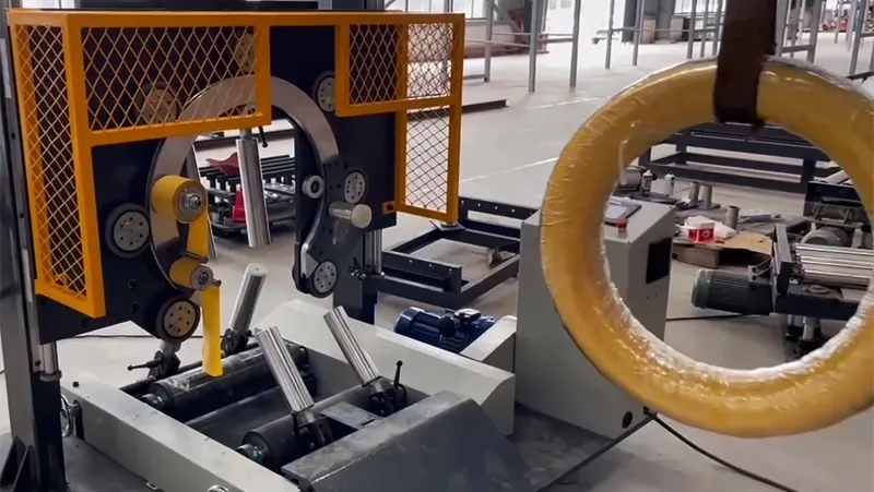 Semi-Automatic Coil Wrapping Machine