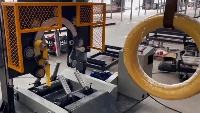 Semi-Automatic Coil Wrapping Machine