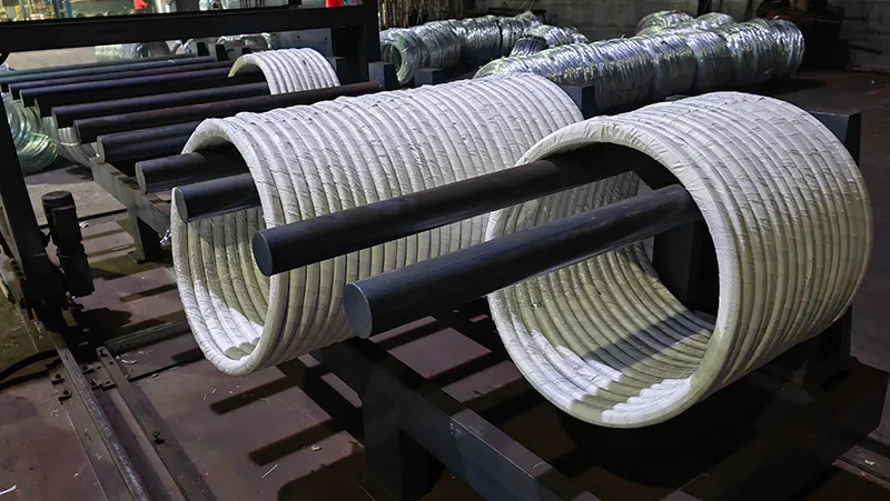 SA-WS-10 Automatic Horizontal Wire Coil Packaging Line