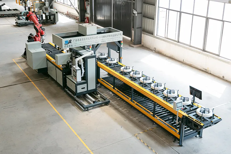 SA-WS-25 Automatic Horizontal Wire Coil Packaging Line