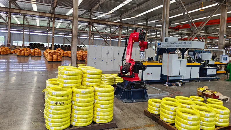 SA-WS-25 Automatic Horizontal Wire Coil Packaging Line