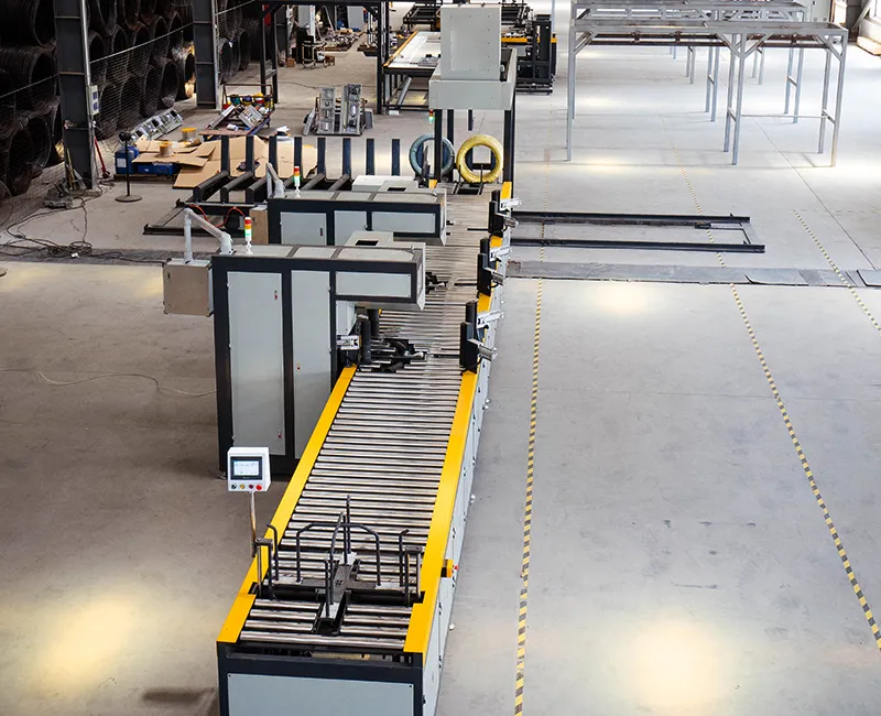 SA-WS-150 Automatic Horizontal Wire Coil Packaging Line