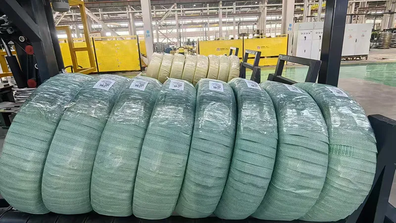 SA-WS-150 Automatic Horizontal Wire Coil Packaging Line