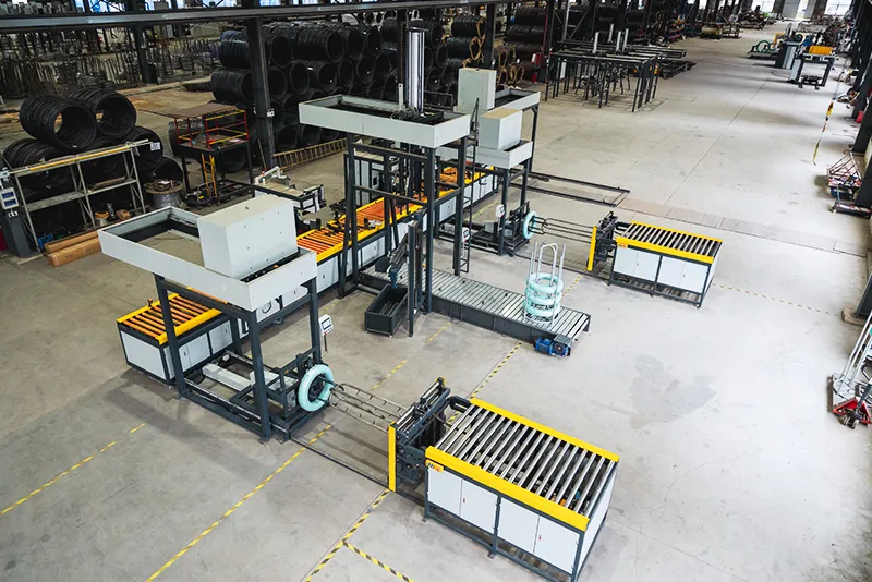 SA-WS-200 Automatic Horizontal Wire Coil Packaging Line