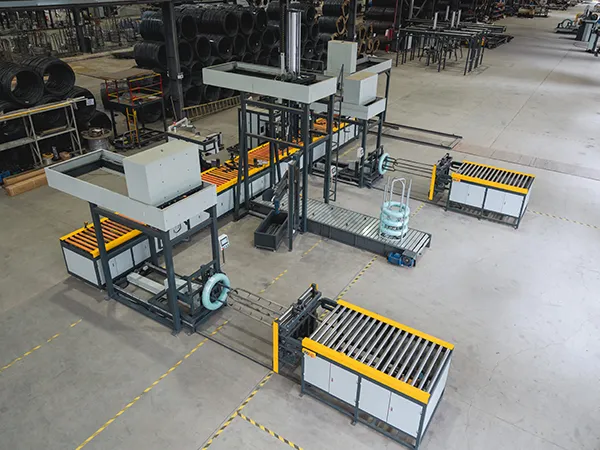 SA-WS-200 Automatic Horizontal Wire Coil Packaging Line